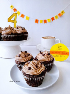 Foto resep Chocolate Coffee Banana Muffins