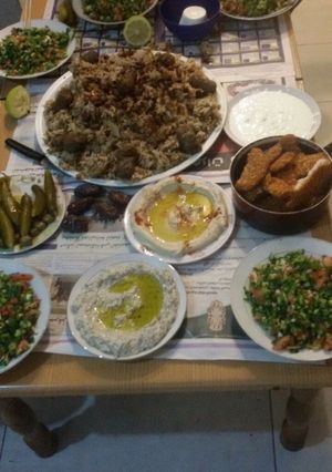 صورة لوصفة رز باللحمه 🍚🍖