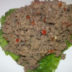 A picture of Mince meat sauce.