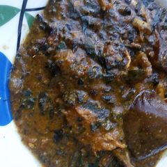 A picture of Ogbono soup.