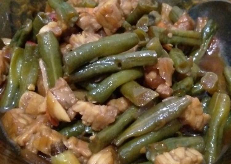 Oseng Tempe Kacang Panjang asli gini aja enak banget!π