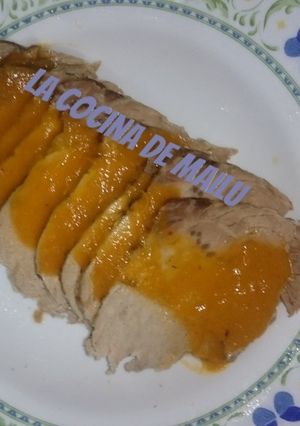 Una foto de Cinta de lomo de cerdo a la pimienta de Tellicherry