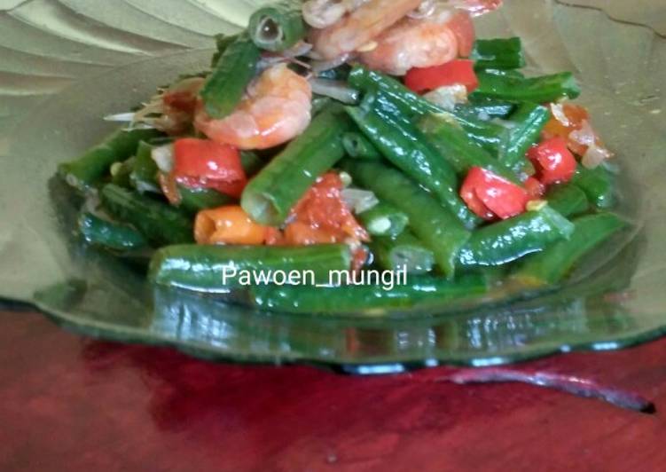 09. Tumis kacang panjang udang
