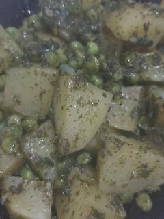 صورة لوصفة بطاطا وجلبانة
