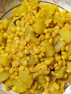 ছোলার ডাল দিয়ে পেঁপে রেসিপির প্রধান ছবি