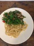 Vegetable Pasta w/ soy sauce