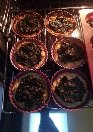 Una foto de Canastitas de papa relleno de Espinaca