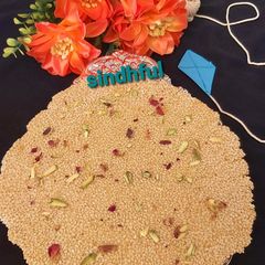 Til chikki with Jaggery A picture of Til chikki with Jaggery.