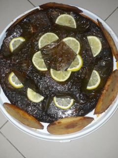 صورة لوصفة كيكه الورق عنب
