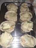 Canastita de pollo, acelga