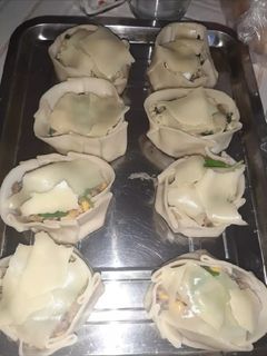 Una foto de Canastita de pollo, acelga