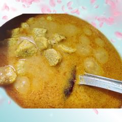 A picture of Besan ke Gatte ki kadhi.