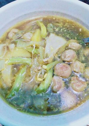 Foto resep Sop bakso apa saja
