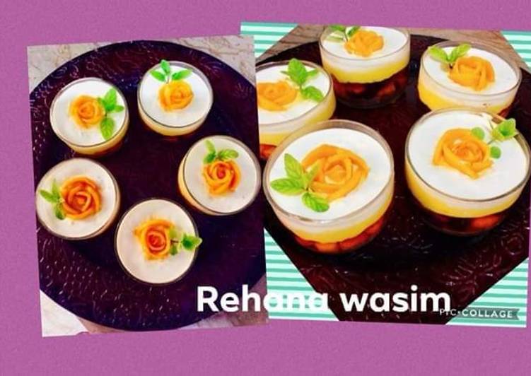 Recipe of Favorite Eggless Mango Mousse