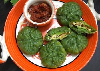 How to Recipe Yummy Spinach paneer momos