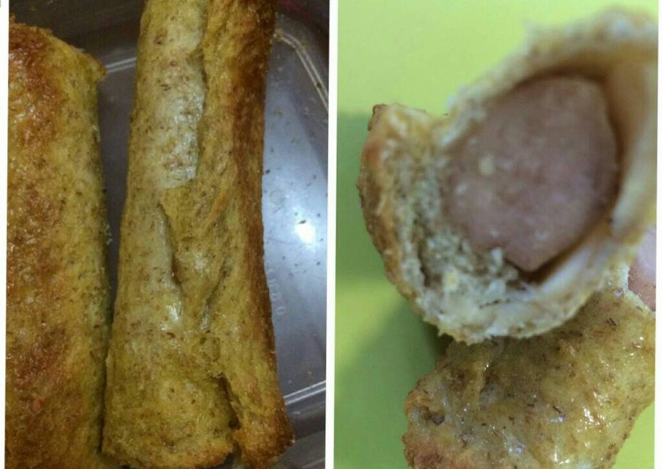 Risoles panggang sosis