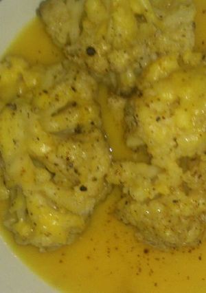 Una foto de Coliflor al azafrán