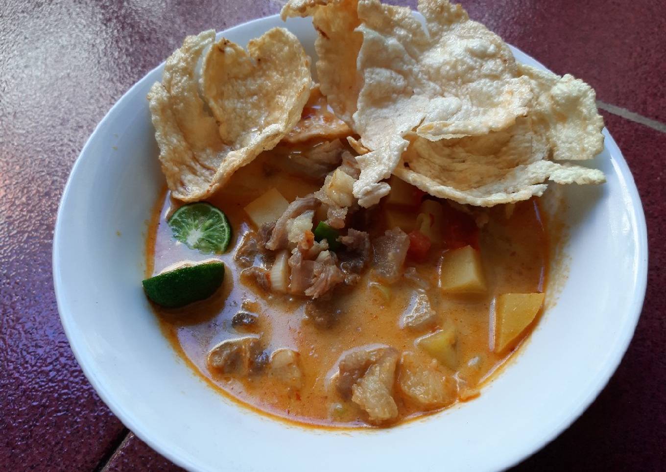 Soto betawi kuah susu