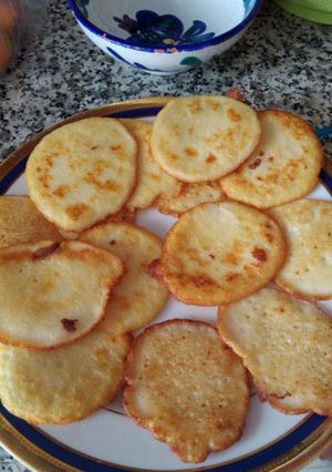 Una foto de Tortitas de coliflor