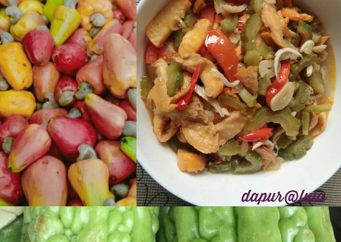 Tumis Pare Jambu Monyet (mede)