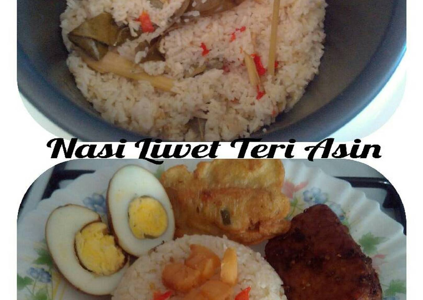 Nasi Leoet Teri Asin