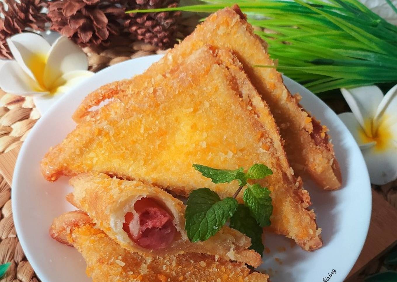 Sandwich Goreng Sosis Keju