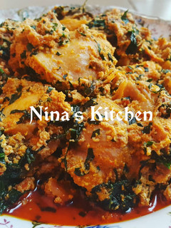 A picture of Egusi soup.
