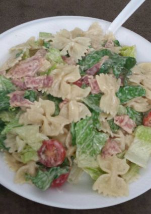 A picture of BLT Pasta Salad.