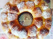 Una foto di ciambella salata