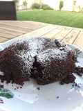 Volcán de chocolate