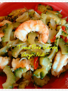 Foto resep Tumis Pare Udang gaya Ndi