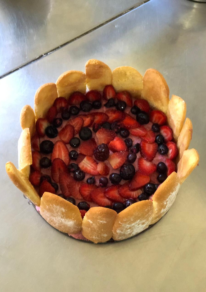 Una foto de Carlota de frutos rojos