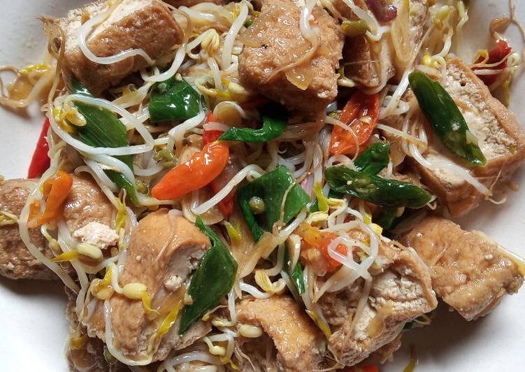 Toge Tahu Tumis Toge Tahu Tumis