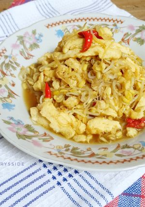 Foto resep Dadar telor cah toge (#pr_recookmasakanawalanT)