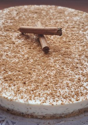 Una foto de Tarta de arroz con leche