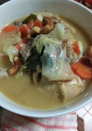 Foto resep Kari Ayam asam dengan kacang mede