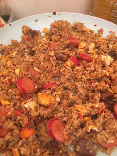 Foto resep Nasi goreng rendang