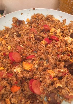 Foto resep Nasi goreng rendang