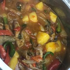 A picture of Offal(kayan ciki)soup.