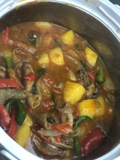 A picture of Offal(kayan ciki)soup.