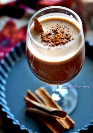 A picture of Vegan hot chocolate.