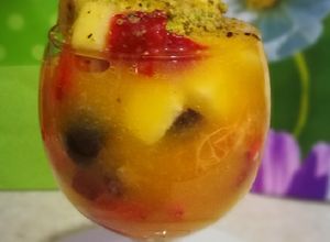 صورة لوصفة كوكتيل🍓🍊🍎🥝🍌