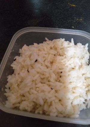 A picture of Jeera rice.
