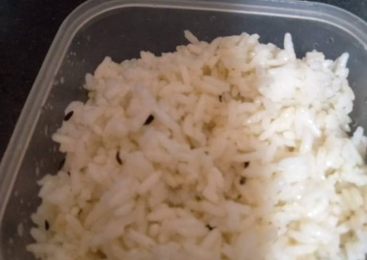 homemade Jeera rice | how to make easy Jeera rice