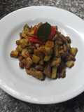 Ensalada tibia al wok