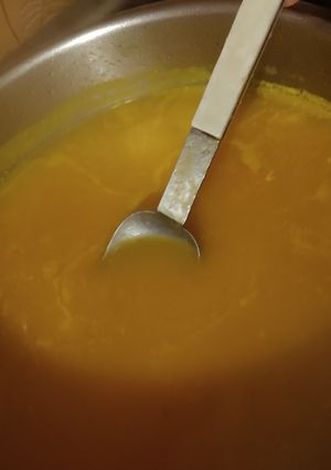 Una foto de Sopa crema de calabaza