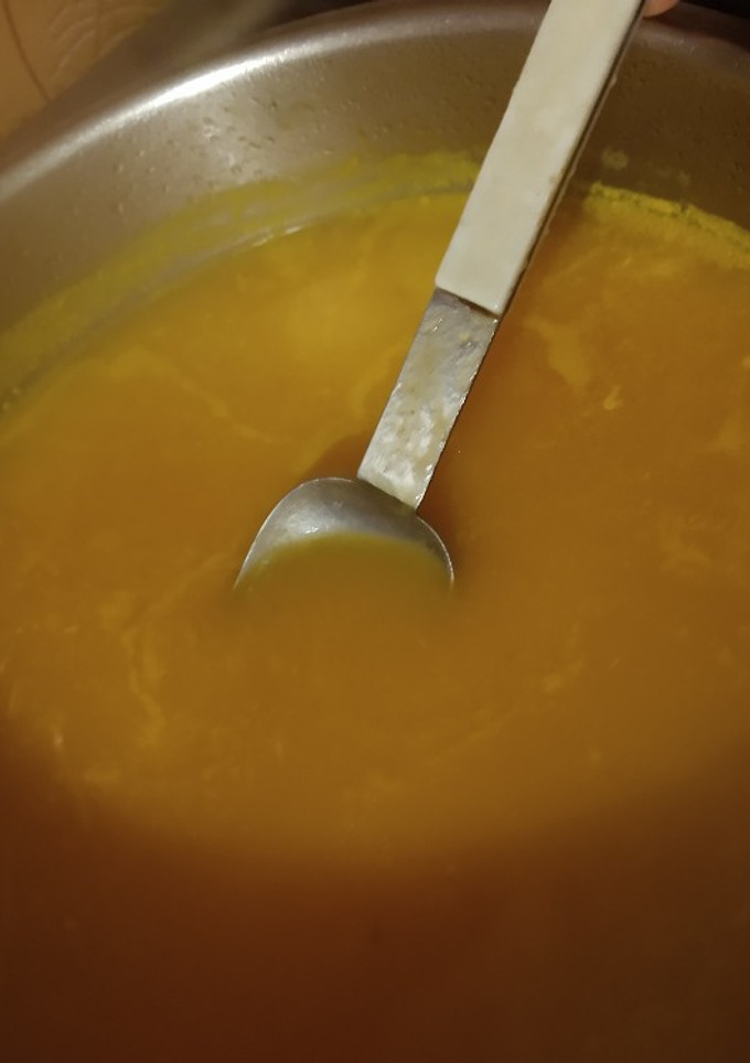Una foto de Sopa crema de calabaza