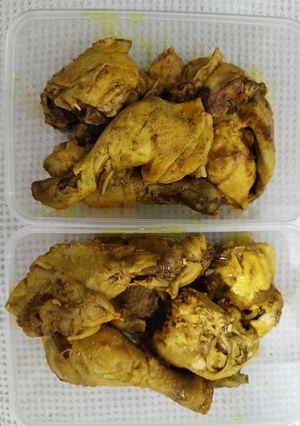 Foto resep Ayam ungkep bumbu instan