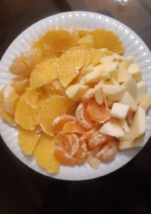 عکسی از دستور سالاد میوه