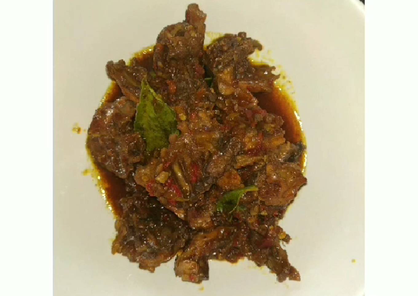 Rica rica ayam super pedas mantab